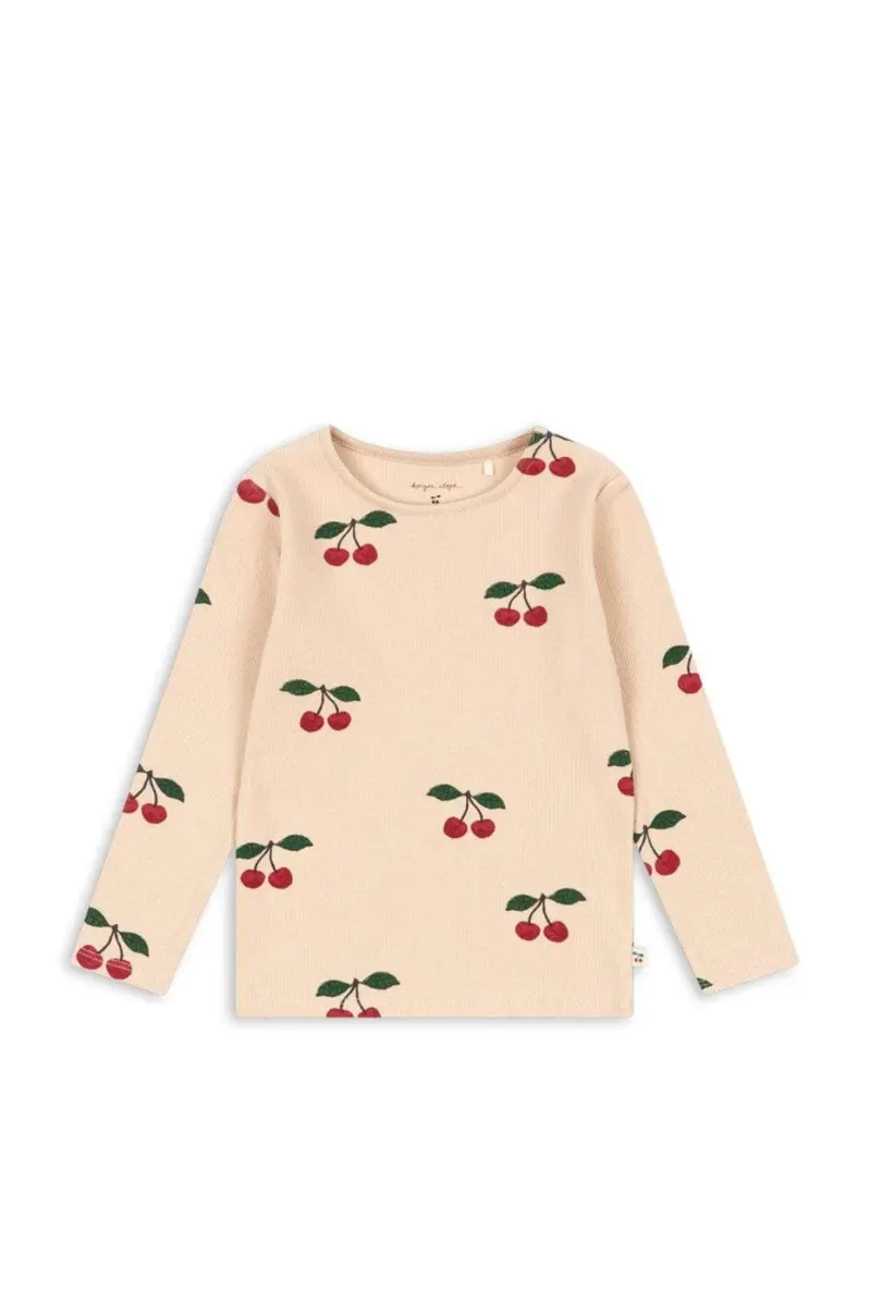 Konges Sløjd - Ella Ls Tee Gots Ks105983 - Ma Grande Cerise