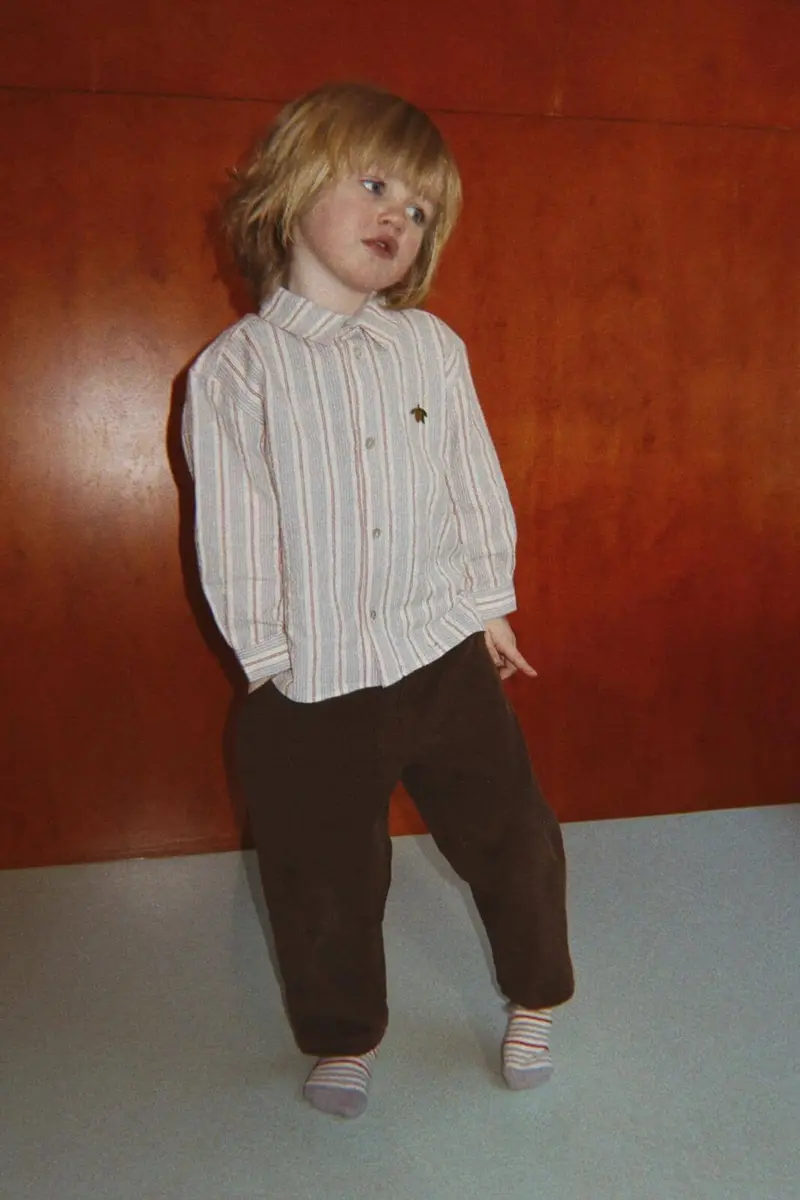 Konges Sløjd - Elliot Ls Shirt Gots Ks106462 - Tocororo Stripe