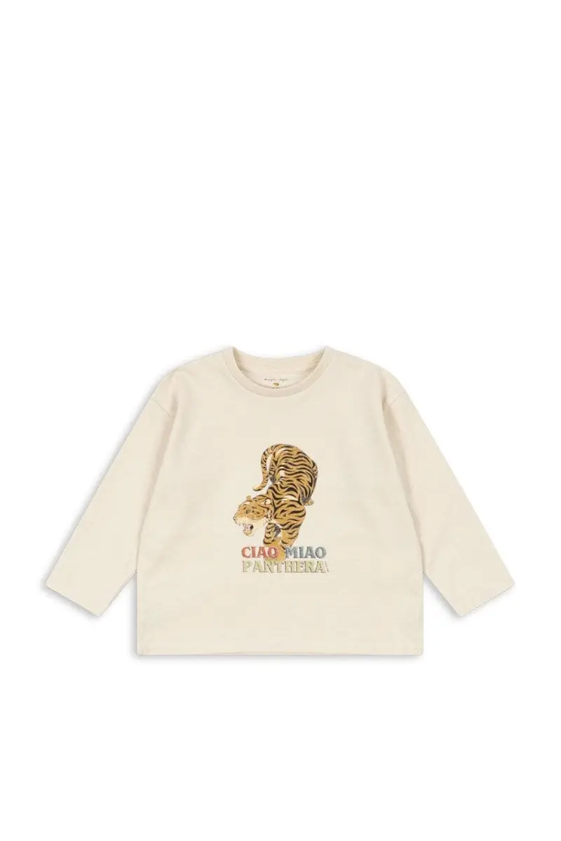 Konges Sløjd - Fili Box Fit Tee Gots Ks106018 - Almond Milk