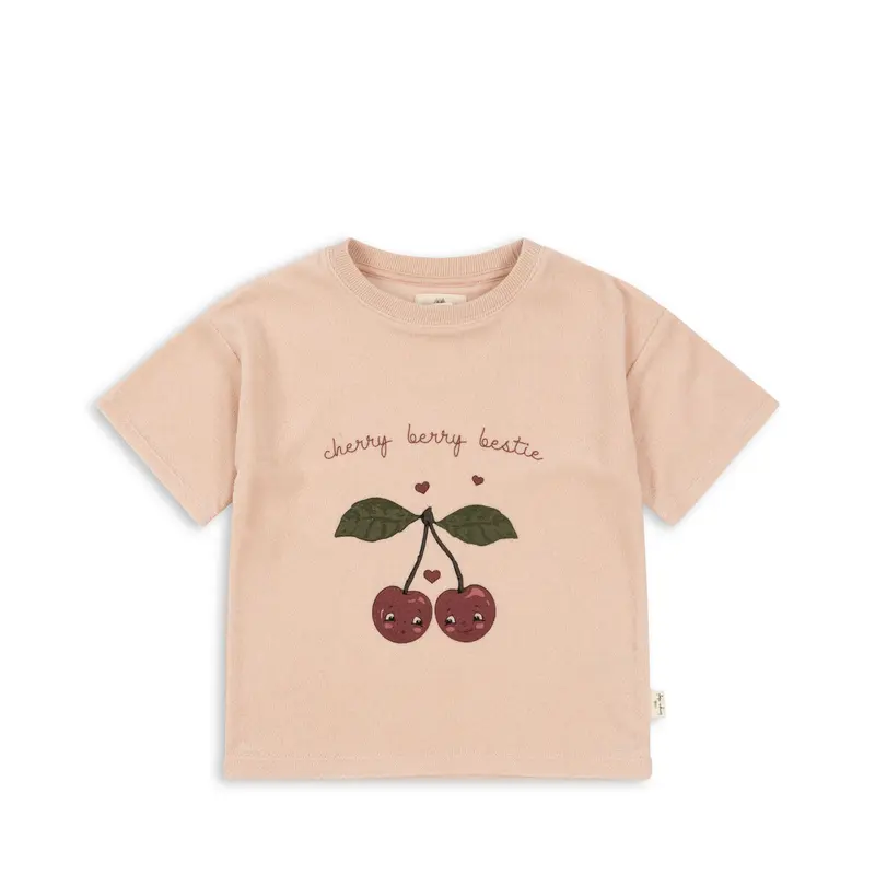 Konges Sløjd Itty Terry Cloth T-Shirt - Cameo Rose