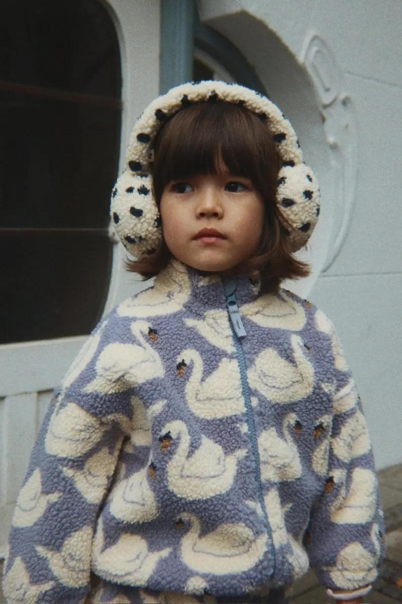 Konges Sløjd - Jody Teddy Jacket Grs Ks105720 - Swan