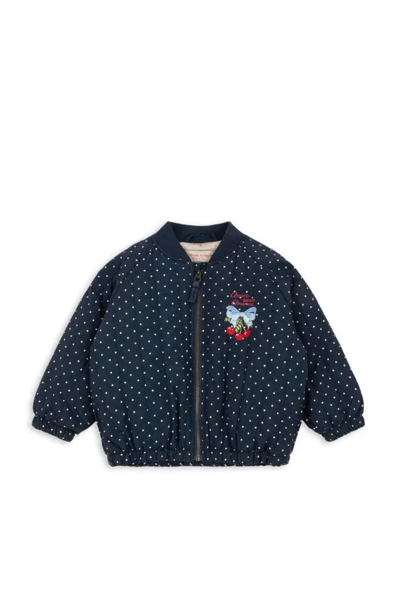Konges Sløjd - Juno Printed Dot Bomber Jacket Ks106052 - Dot Nuit Petite