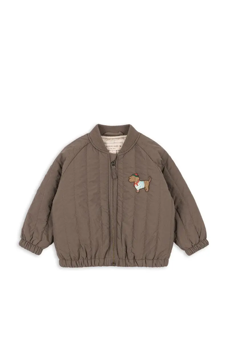 Konges Sløjd - Juno Terry Bomber Jacket Ks105734 - Walnut