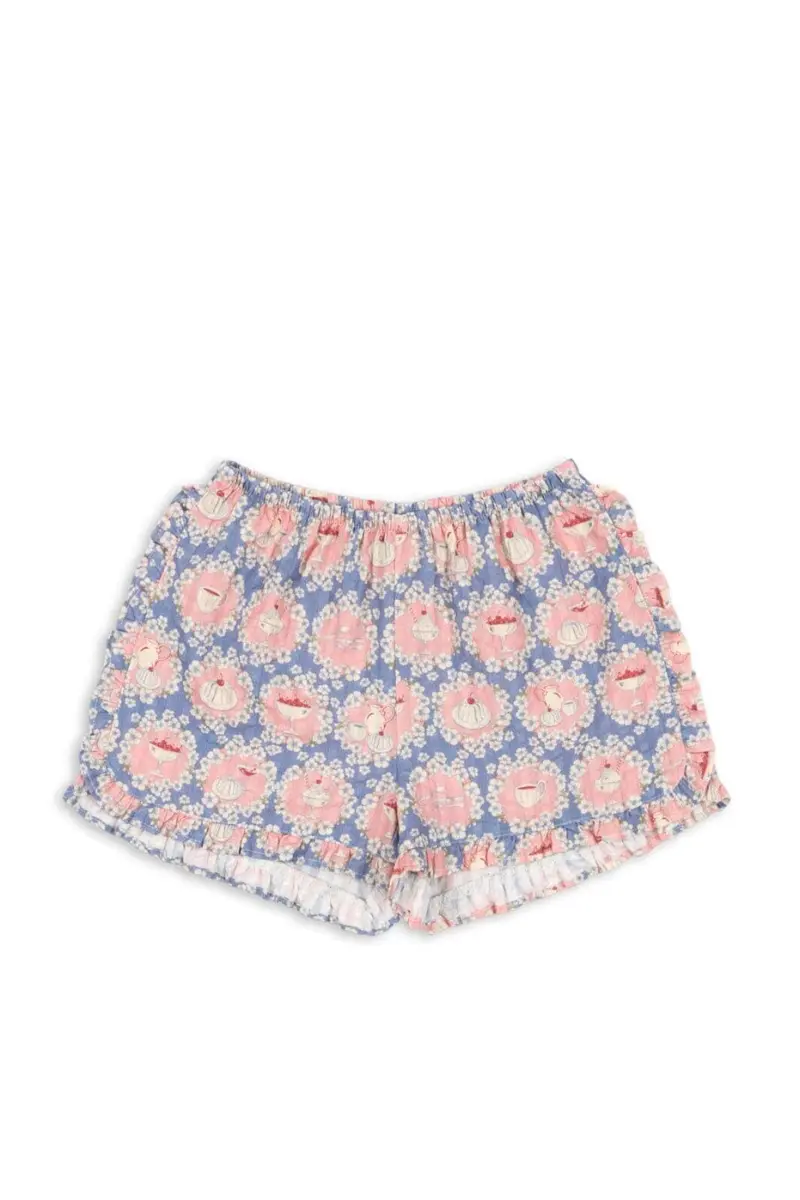 Konges Sløjd - Kim Frill Shorts Gots Ks104905 - Snack Time