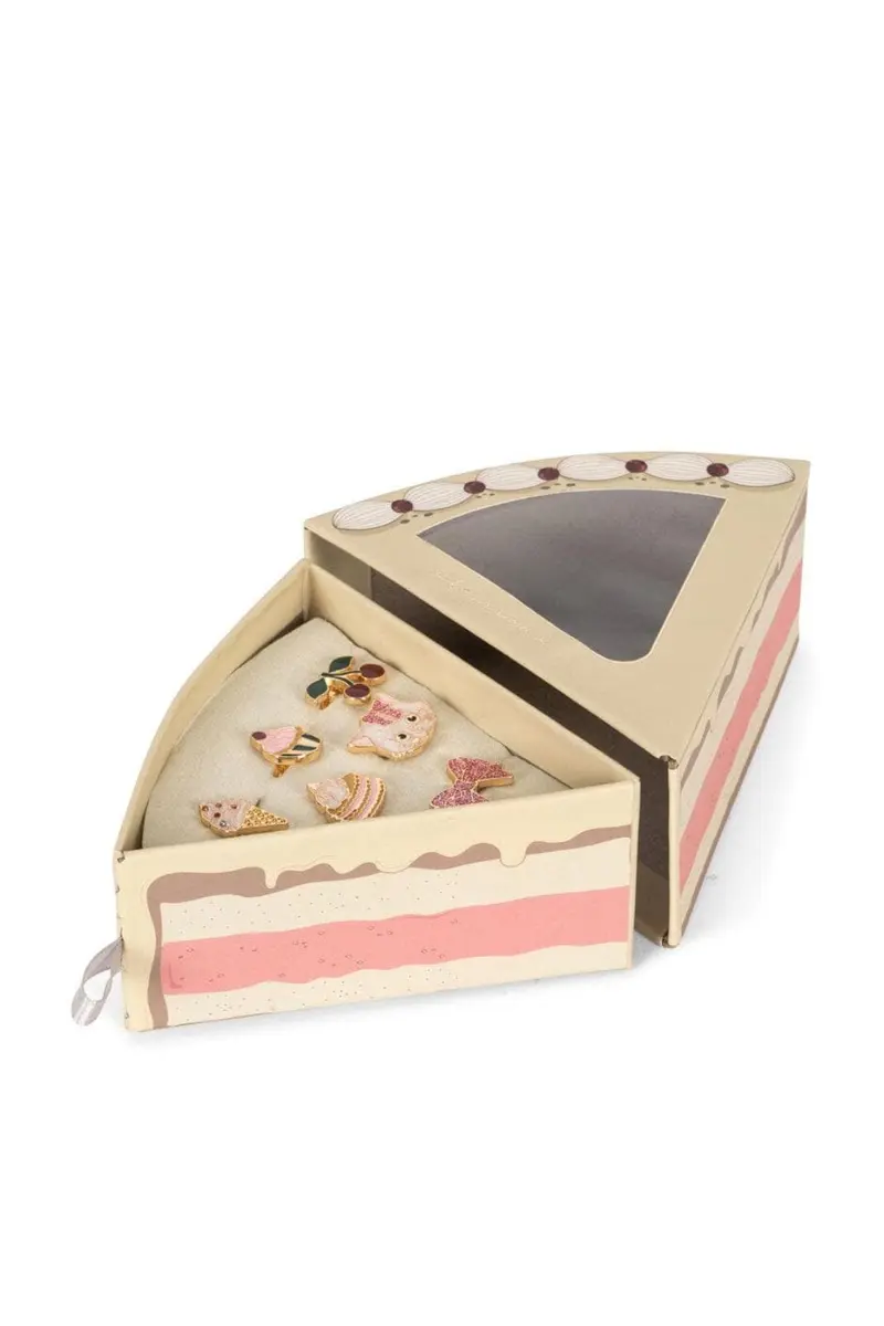 Konges Sløjd - Kitty Sweets Ring Set 6 Pcs Ks106088 - Golden