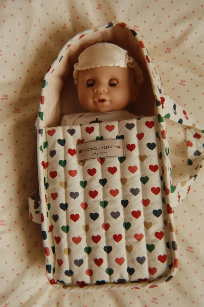 Konges Sløjd - Lola Baby Doll Set Ks106375 - Coeur Coloré