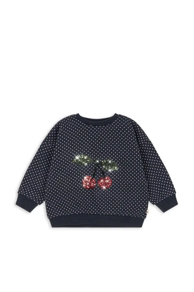 Konges Sløjd - Lou Dot Sequin Sweat Shirt Gots Ks106113 - Dot Tout Petite