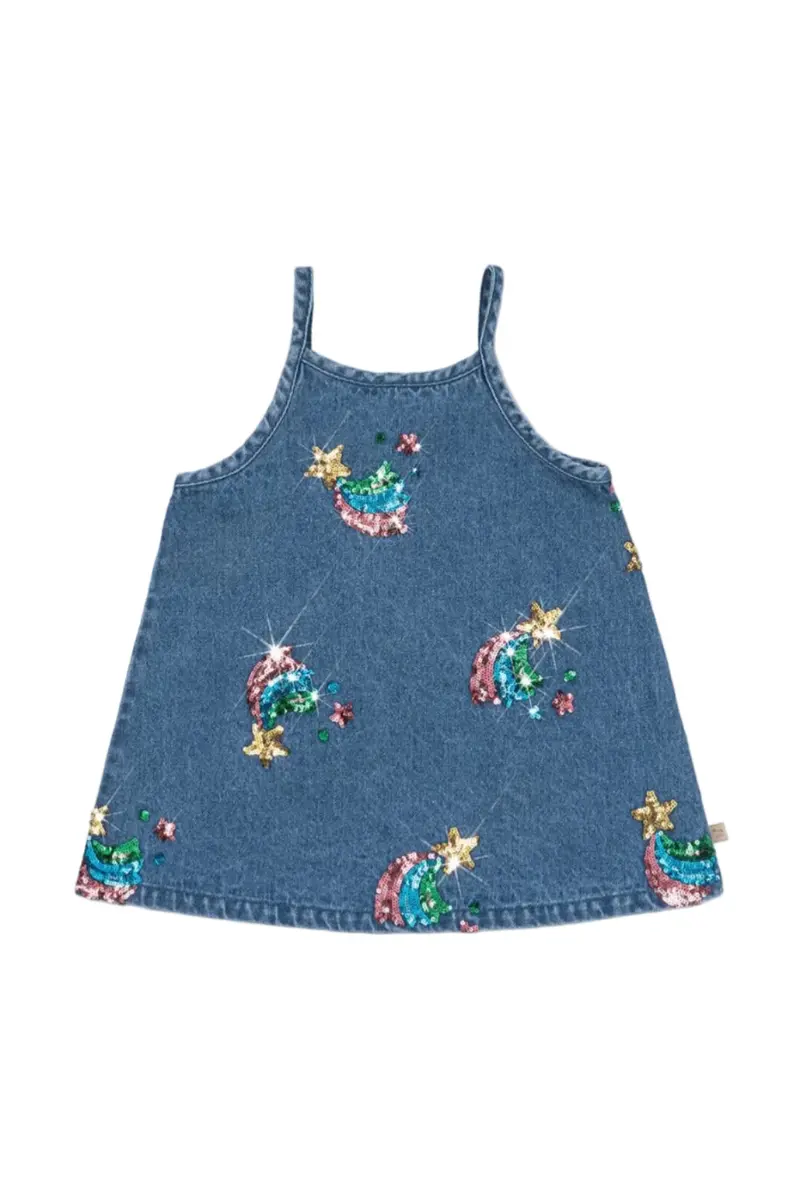 Konges Sløjd - Magot Sequin Strap Dress Gots Ks106137 - Rainbow Star