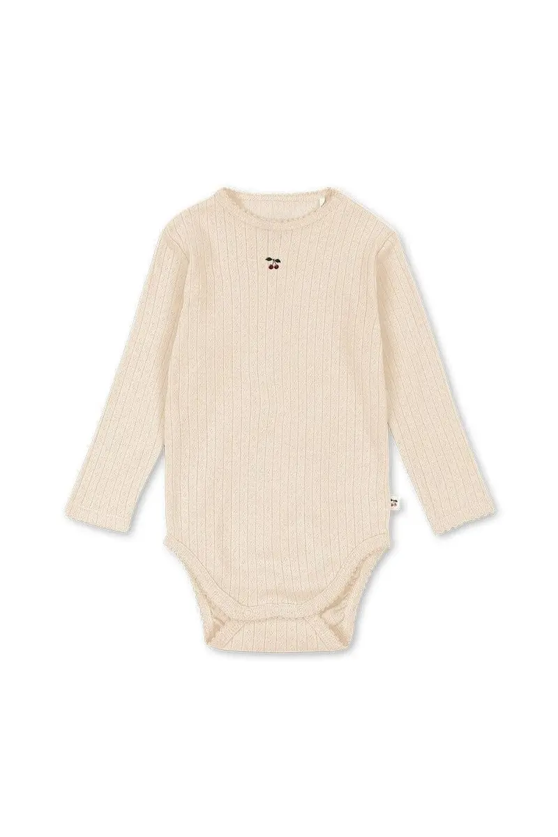 Konges Sløjd - Minnie Body Gots Ks106559 - White Smoke