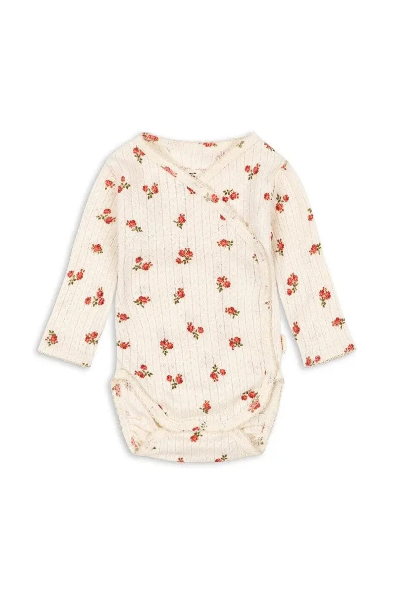 Konges Sløjd - Minnie Newborn Body Gots Ks106561 - Rosa Rouge