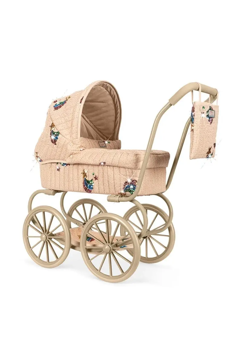 Konges Sløjd - Minnie Tulle Doll Pram Ks106300 - Rainbow Star