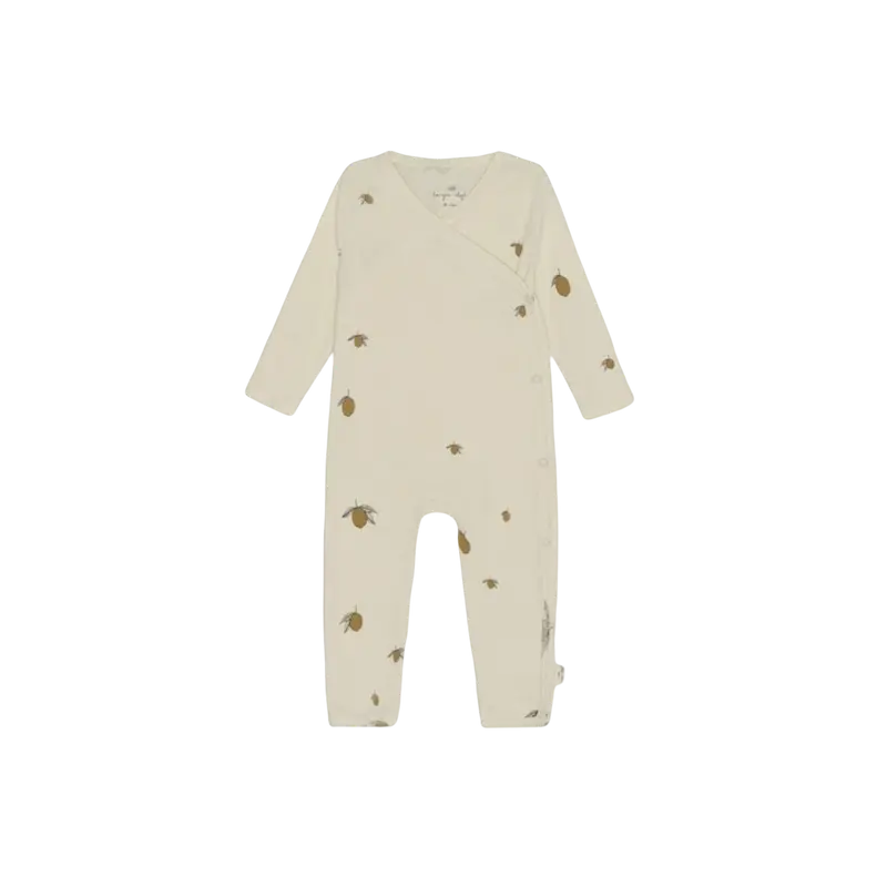 Konges Sløjd New born onesie, Lemon SS22