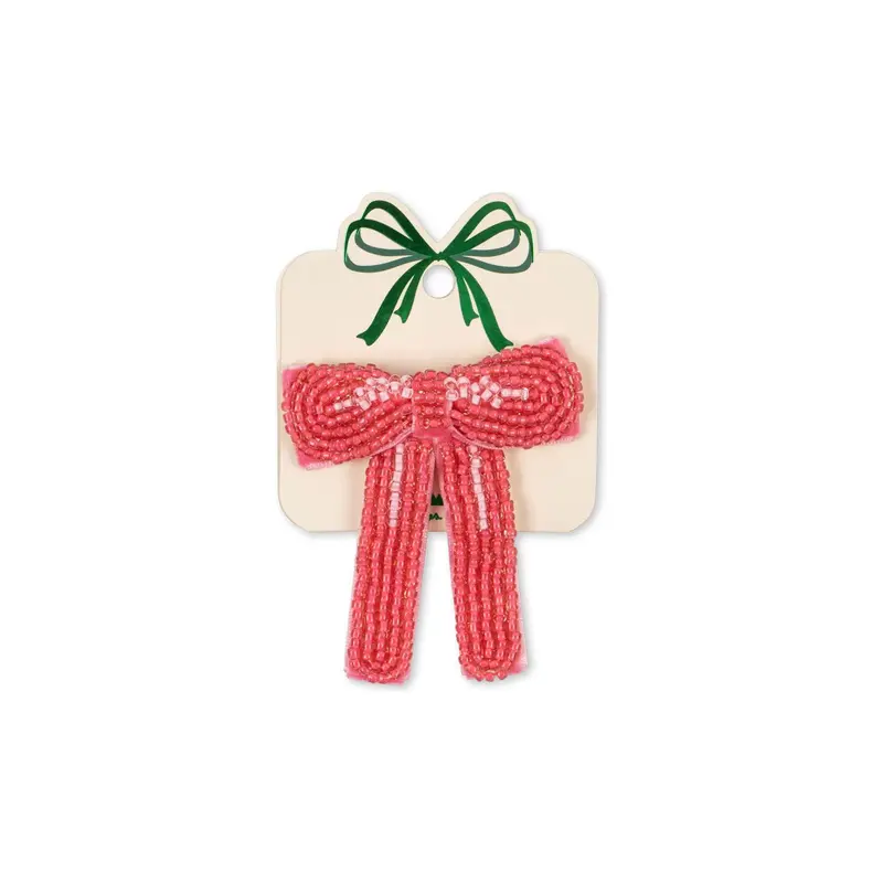 Konges Sløjd Pearl Bow Hairclip - Bubblegum