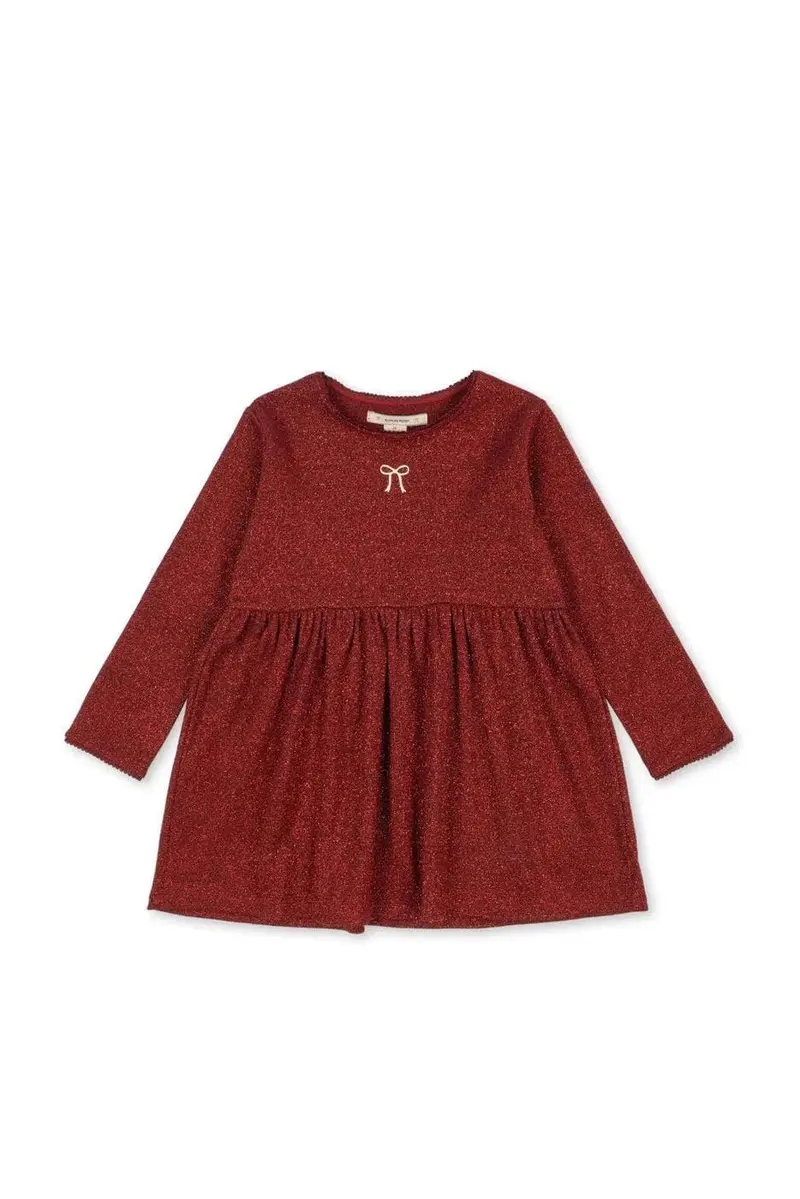 Konges Sløjd - Roli Dress Ocs Ks106587 - Red Dahlia