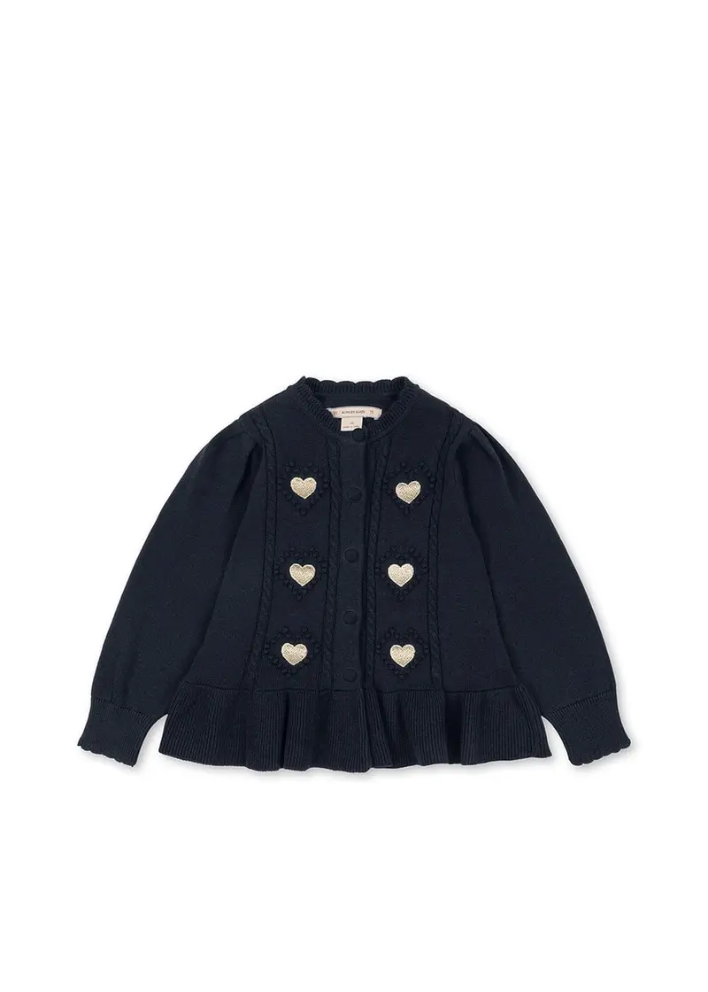 Konges Sløjd - Soleil Cardigan Gots Ks106241 - Total Eclipse