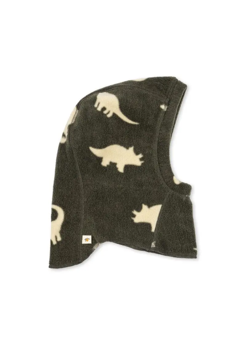 Konges Sløjd - Tavi Fleece Balaclava Grs Ks105772 - Dino Silhouette