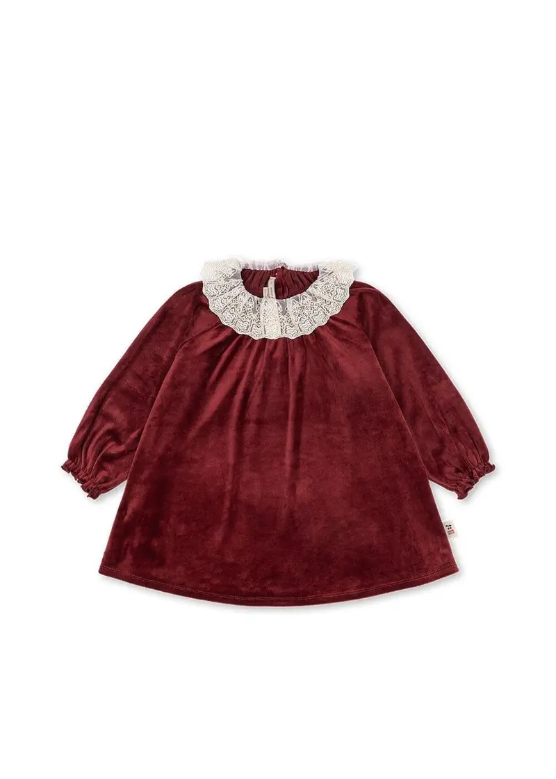 Konges Sløjd - Venola Dress Grs Ks108132 - Red Dahlia
