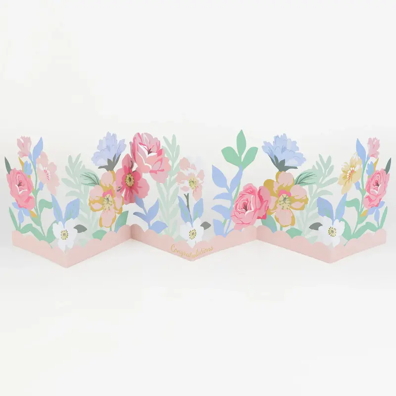 Kort, Floral Congratulations