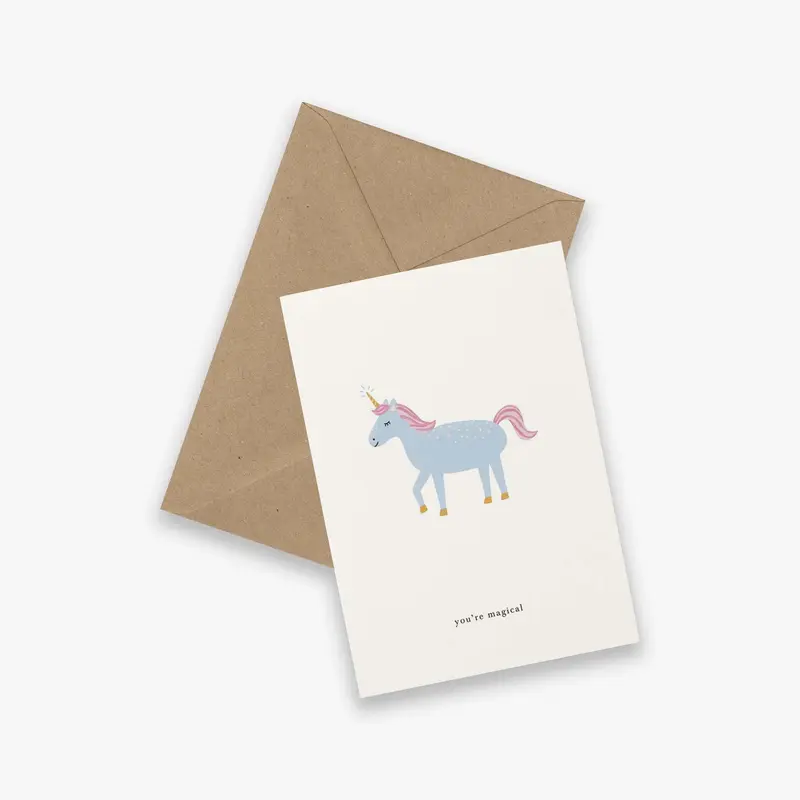 KORT UNICORN YOU´RE MAGICAL