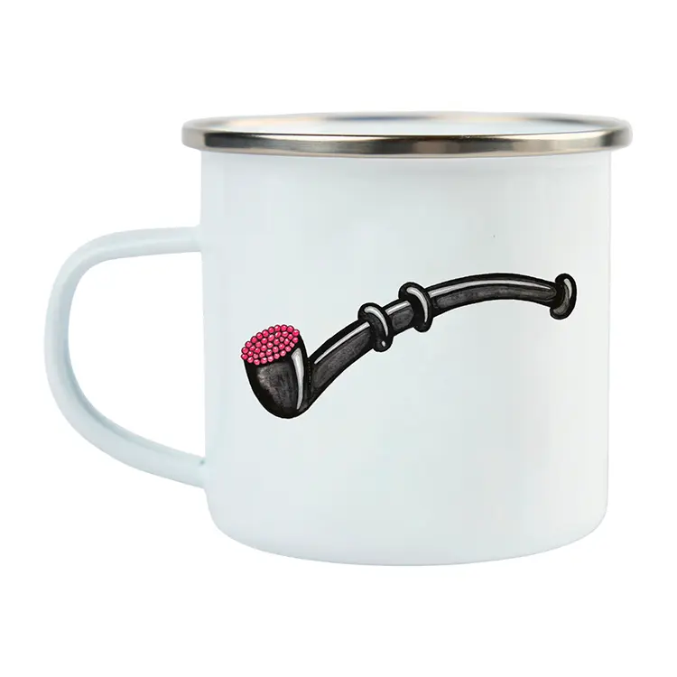 Lakridspibe Enamel Mug | Kop | Jern