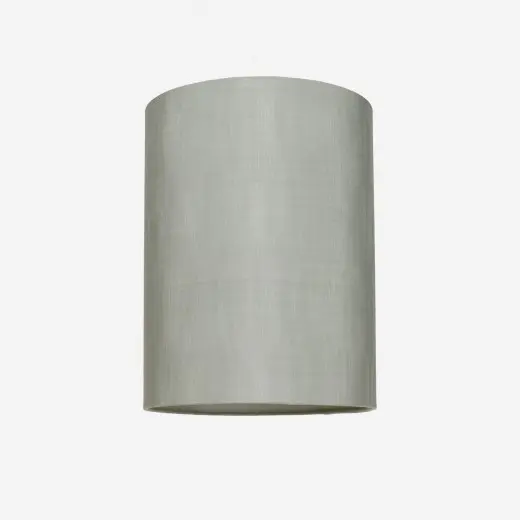 Lampeskærm råsilke / Dusty green (kun afhent)