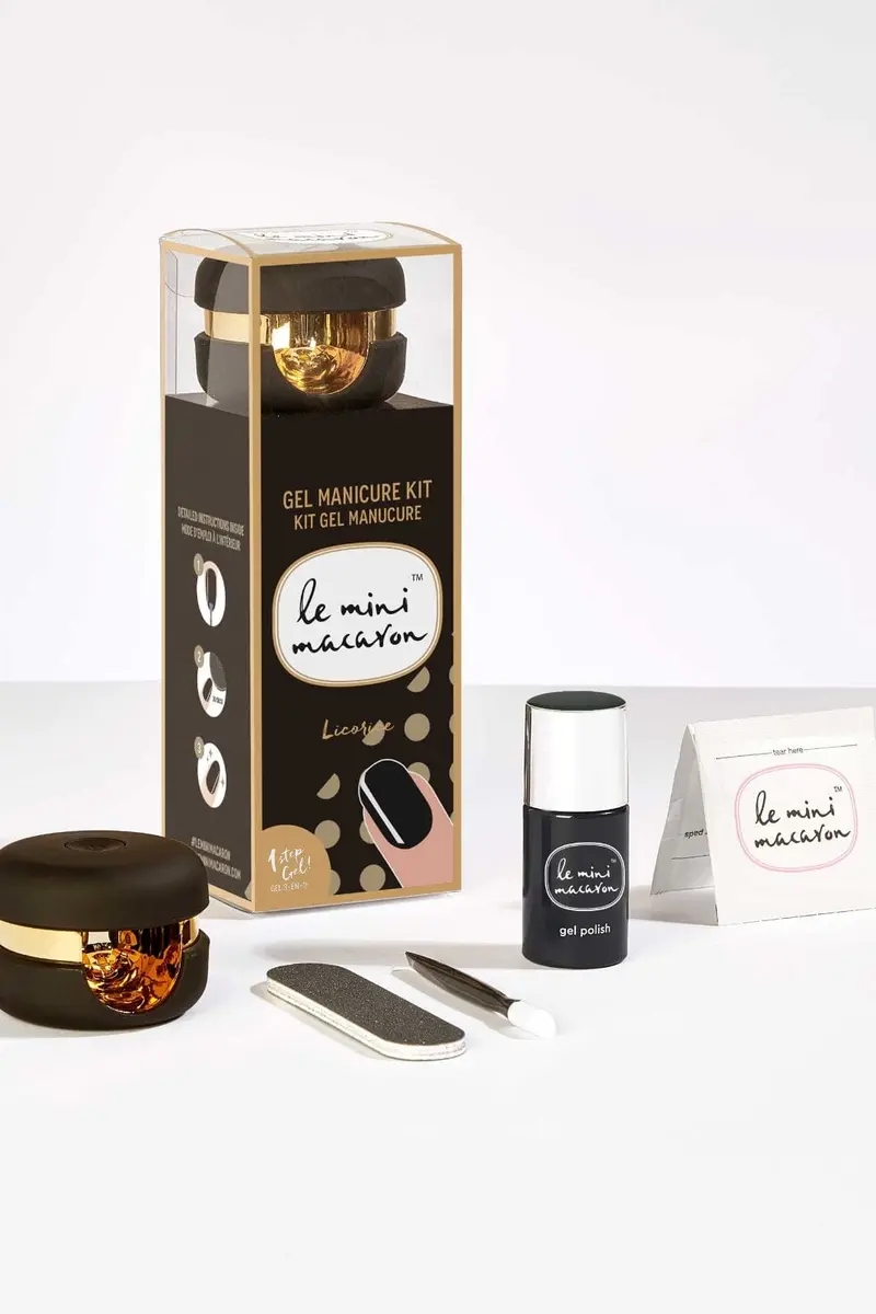 Le Mini Macaron - Gel Manicure Kit KIT016 - Licorice