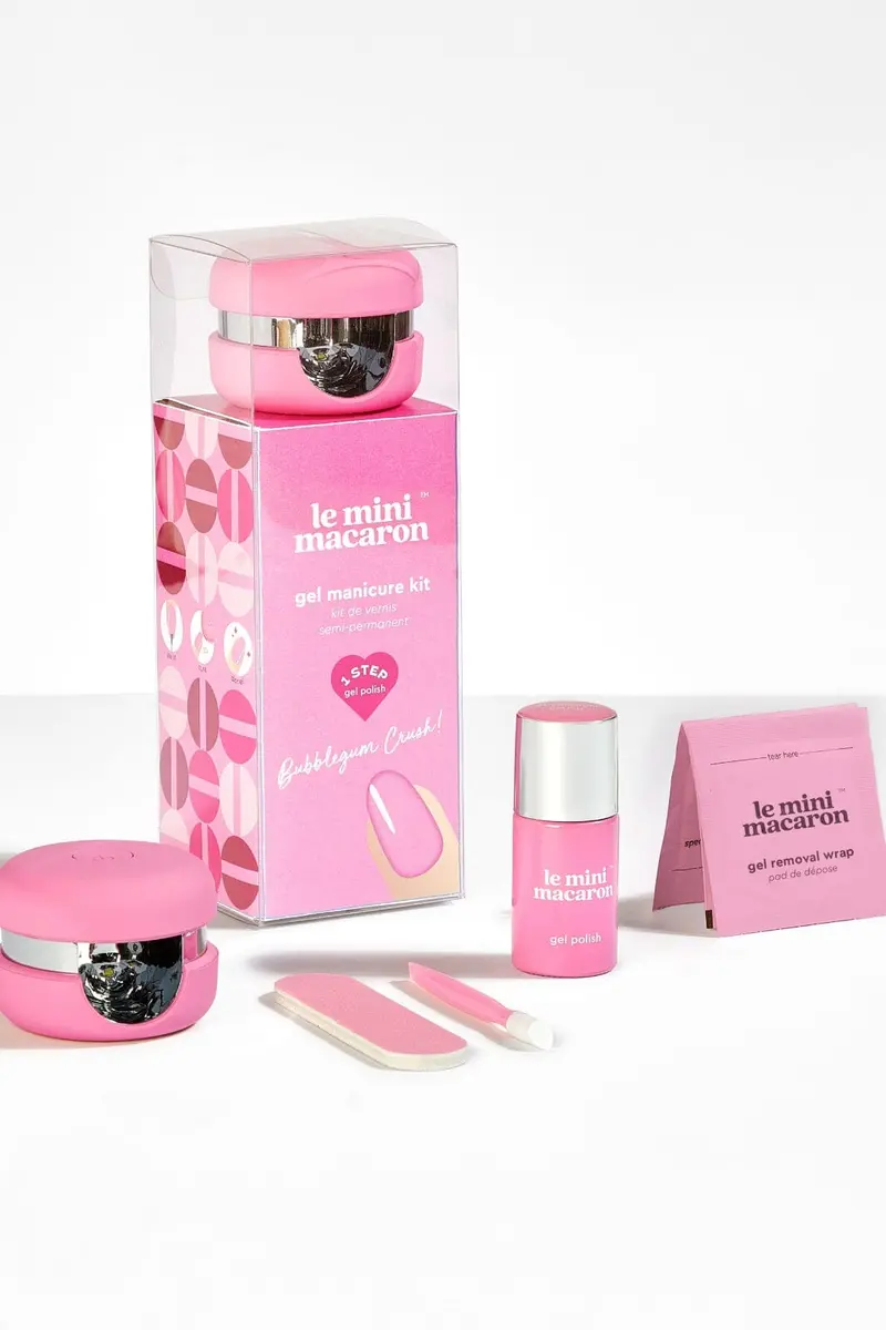 Le Mini Macaron - Gel Manicure Kit KIT019 - Bubblegum Crush