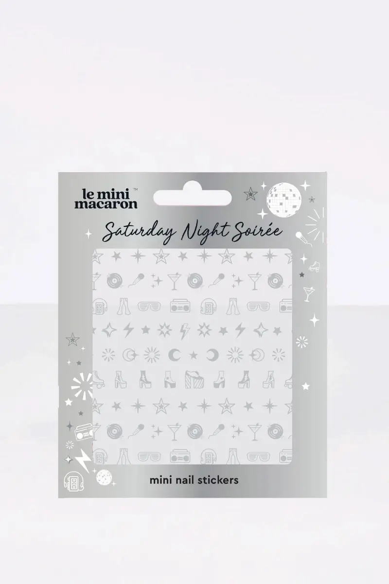 Le Mini Macaron - Mini Nail Art NA021 - Saturday Night Soirée