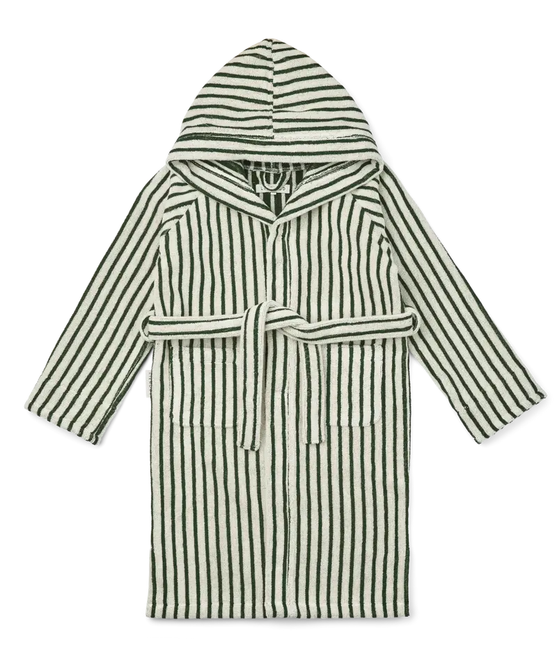 Leo badekåbe junior, garden green