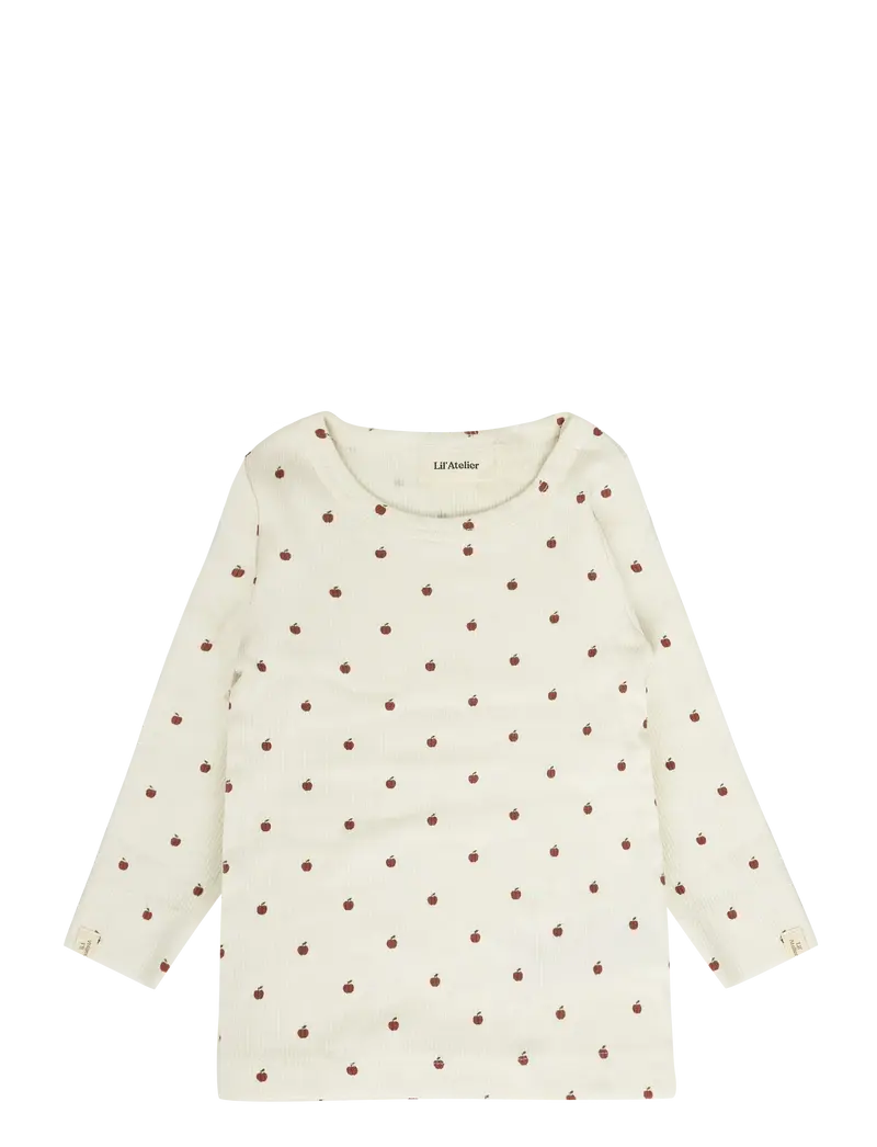 Lil´ Atelier - nbngago kim ls slim top lil turtledove apple 261