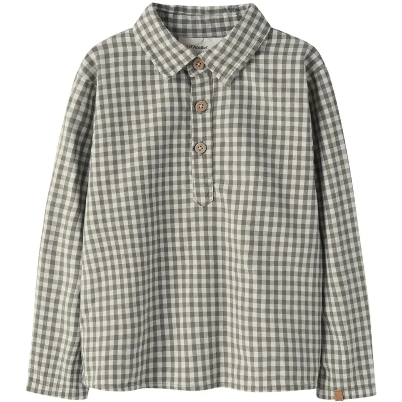 Lil´Atelier nmmroanne ls loose shirt lil Mulled Basil