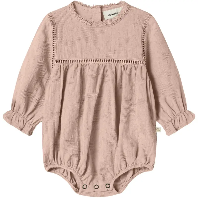Lil'Atelier Cameo Rose Nbfofira Ls Loose Skjorte Dress Body Lil