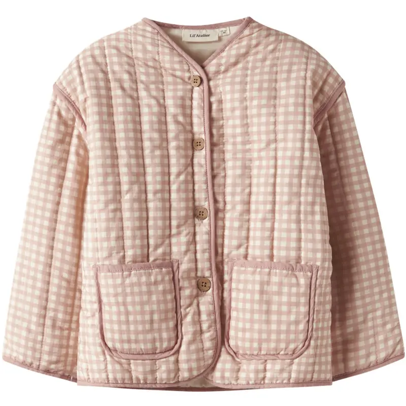 Lil'Atelier Cameo Rose Sun Nmflarose Ls Quilt Jakke Lil 327