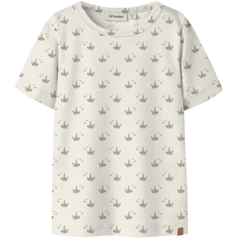 Lil'Atelier Coconut Milk Boat Nmmgayo Sor Ss Slim Top Lil "311"