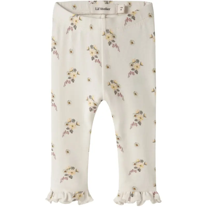 Lil'Atelier Coconut Milk Flower Nbfgayo Ska Slim Leggings Lil "202"