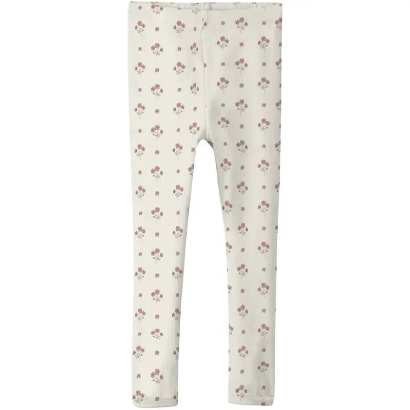 Lil'Atelier Coconut Milk Flower Pink Nmflayo Sin Slim Leggings Lil "316"