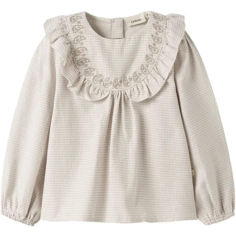 Lil'Atelier Coconut Milk Nmffoley Ls Loose Skjorte Lil 316