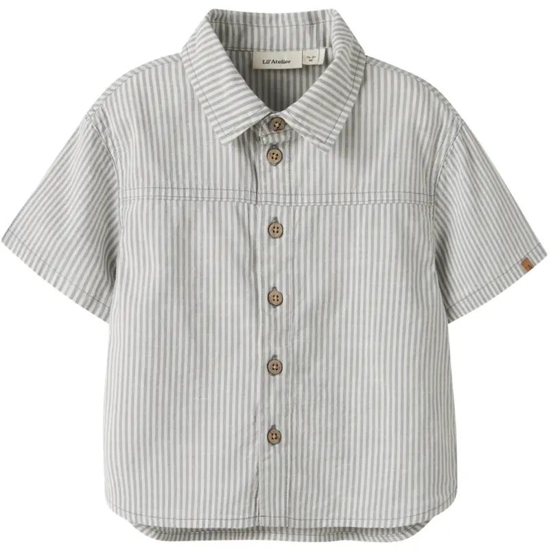 Lil'Atelier Coconut Milk Nmmdarko Ss Loose Skjorte Lil