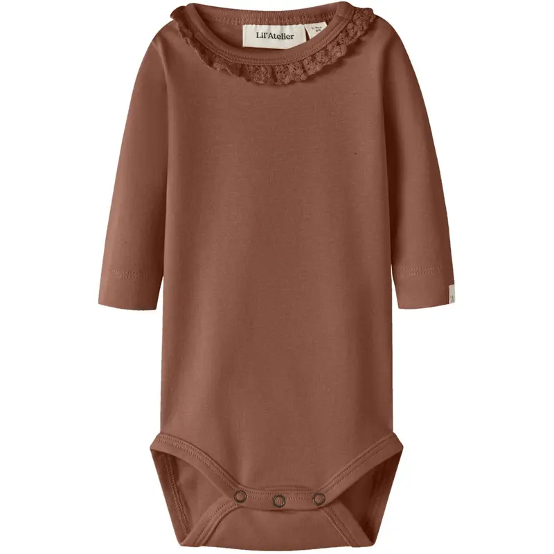 Lil'Atelier Maple Syrup Nbflayo Sup Ls Slim Body Solid Lil "205"