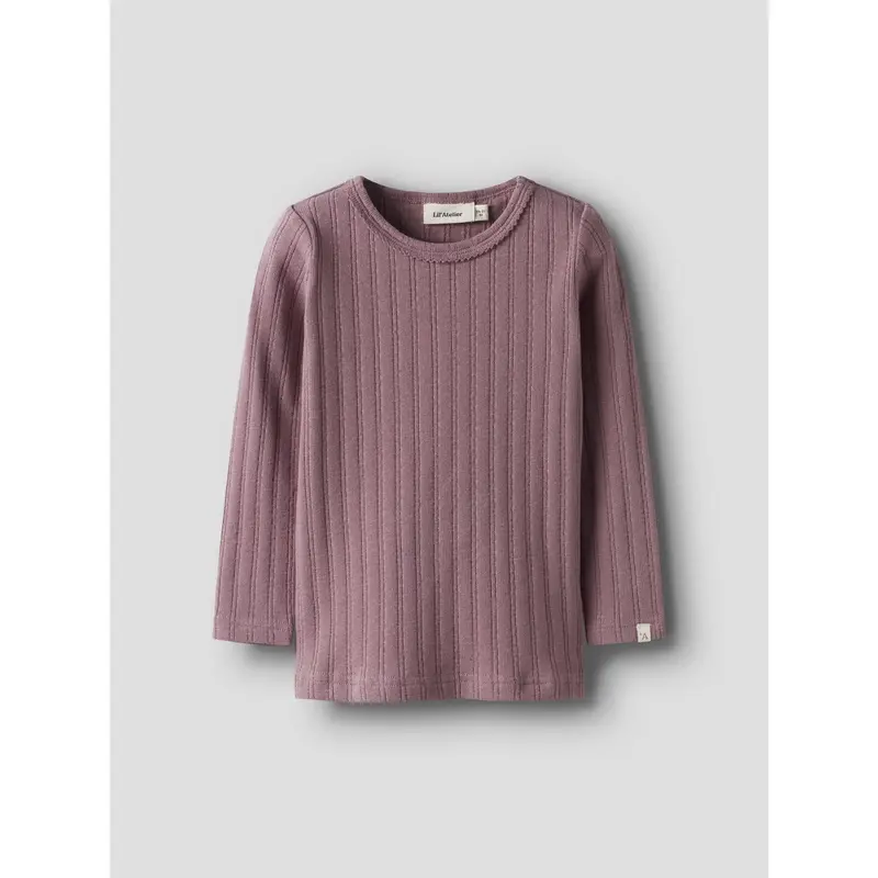 Lil'Atelier Nostalgia Rose Nmfrita Sig Ls Slim Top Lil