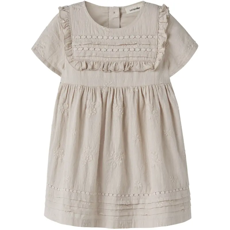 Lil'Atelier Pumice Stone Nmfferonia Ss Loose Kjole Lil