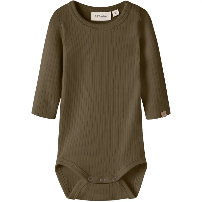 Lil'Atelier Teak Nbmgabo Hagesmæk Ls Slim Body Lil
