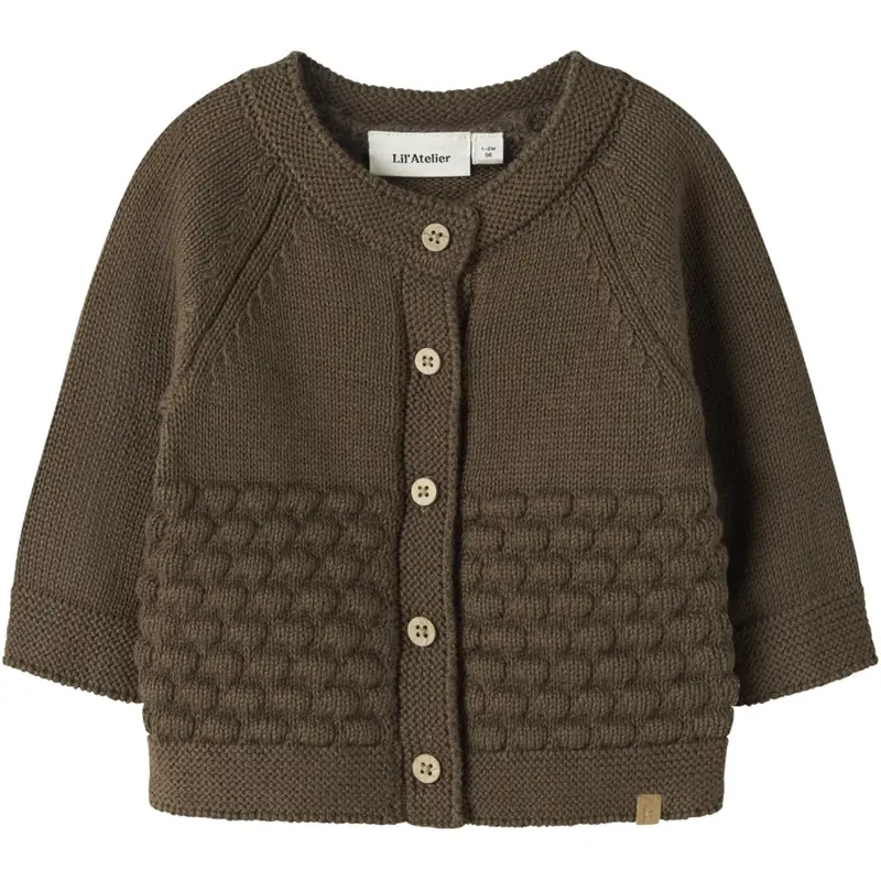 Lil'Atelier Teak Nbnnobir Ls Strik Card Lil
