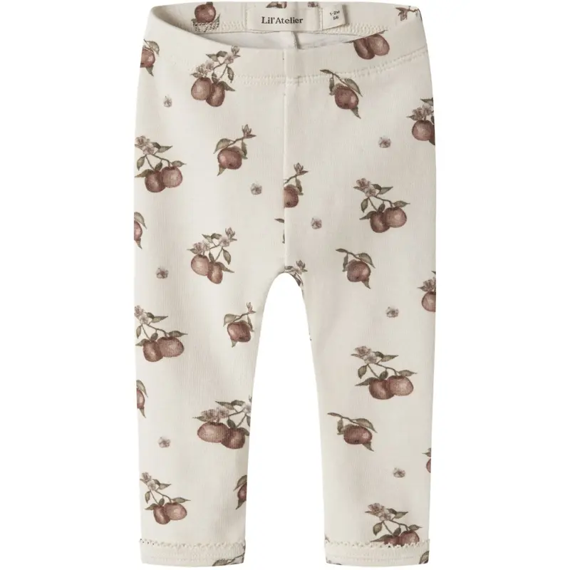 Lil'Atelier Turtledove Apple Nbfgayo Sig Slim Leggings Lil