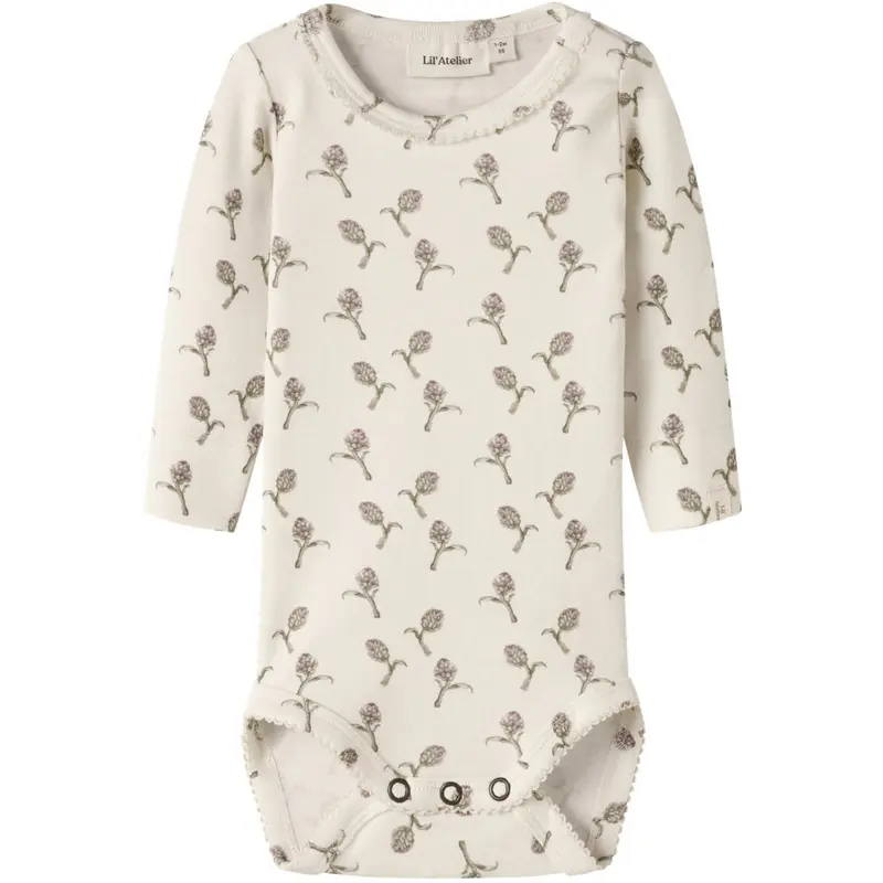Lil'Atelier Turtledove Artichoke Nbfgayo Sig Ls Slim Body Lil