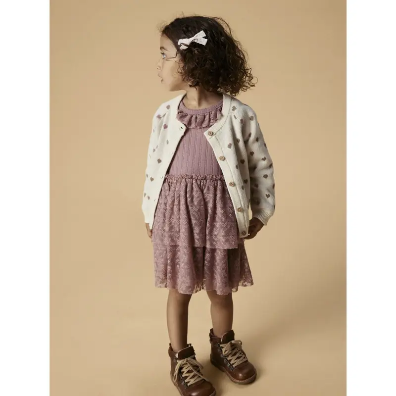 Lil'Atelier Turtledove Sepia Tint Nmfsaran Ls Strik Card Heart Lil