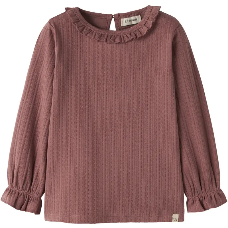 Lil'Atelier Withered Rose Nmfonela Ls Slim Top Lil