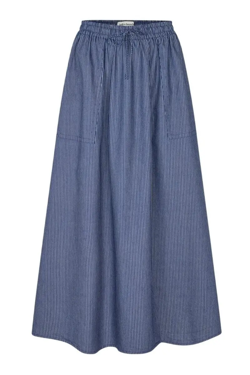 Lollys Laundry - Akanell Maxi Skirt 90060-2074 - 23 - Dark Blue