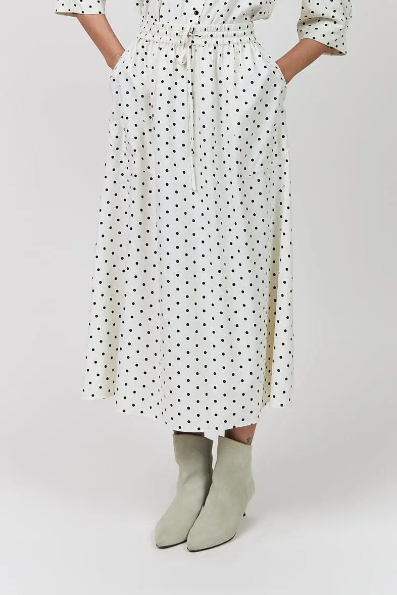 Lollys Laundry - Akanell Maxi Skirt26130-2053 - 76 Dot Print