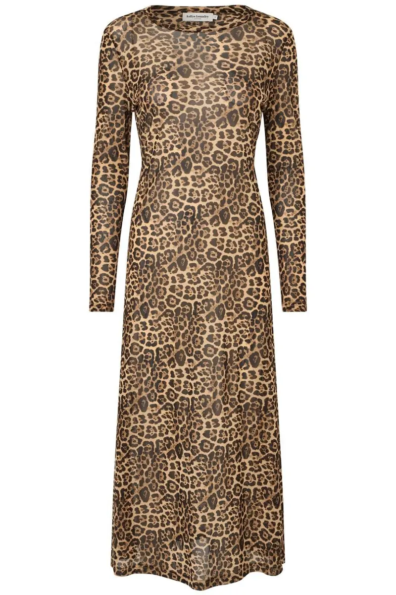 Lollys Laundry - Loganll Maxi Dress Ls - 72 Leopard Print